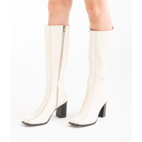 Vintage inspired genuine leather knee high boots Size 7.5-8 for Petite - Picture 9 of 10